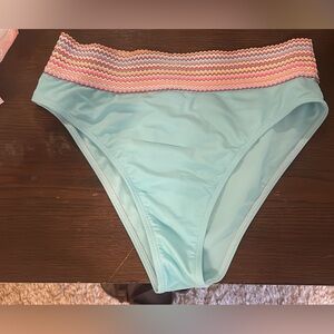SHEIN teal bathing suit bottoms